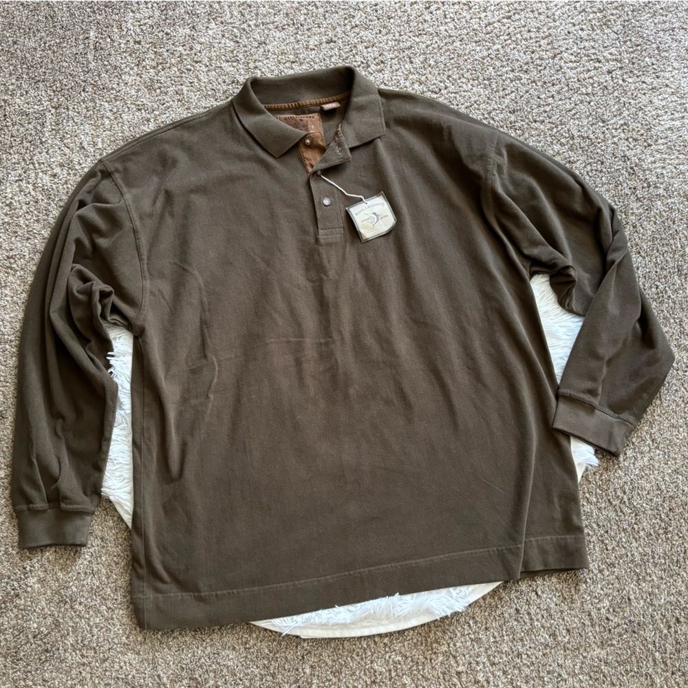 Reel Legends Shirt‎ Long Sleeve Polo New Mens Size XXL